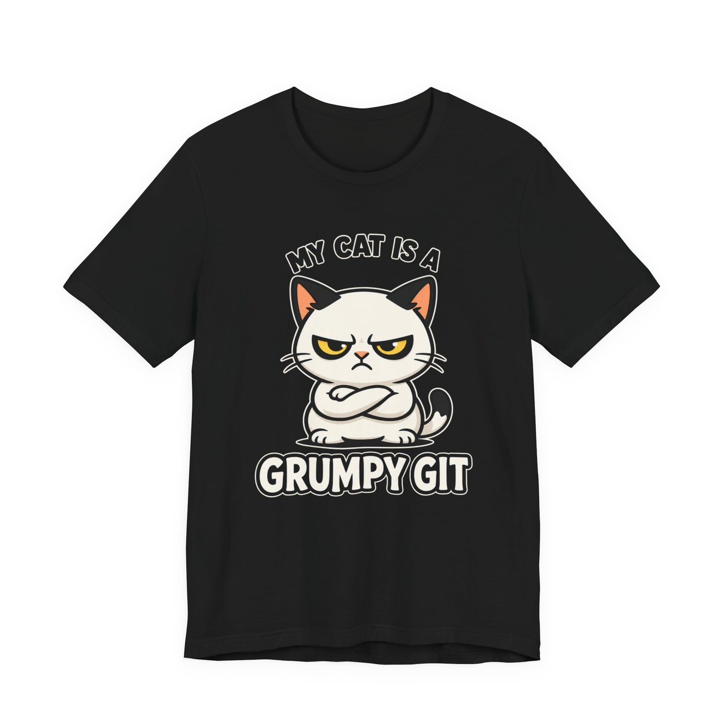 My Cat Is A Grumpy Git – Simply Purrfect - Cat T-Shirt | Cats With Character