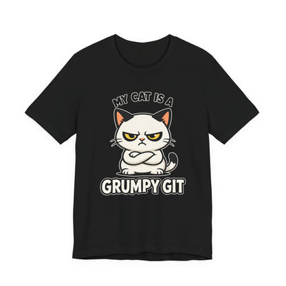My Cat Is A Grumpy Git – Simply Purrfect - Cat T-Shirt | Cats With Character