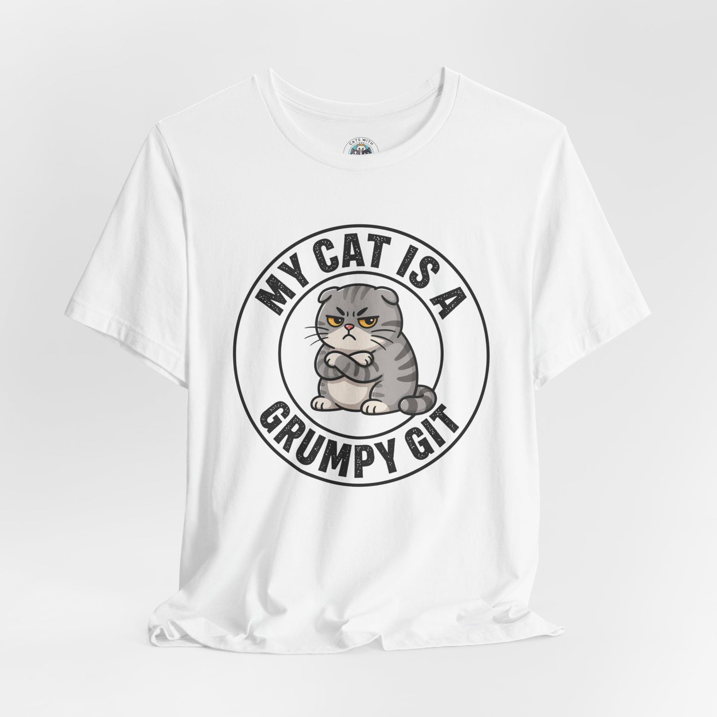 My Cat is a Grumpy Git - Feline Funny T-shirt