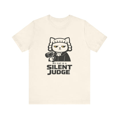 My Cat is a Silent Judge - Simply Purrfect - T-Shirt | Cats With Character