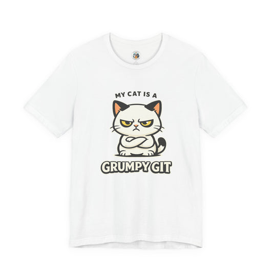 My Cat Is A Grumpy Git - Simply Purrfect - Cat T-Shirt | Cats With Character