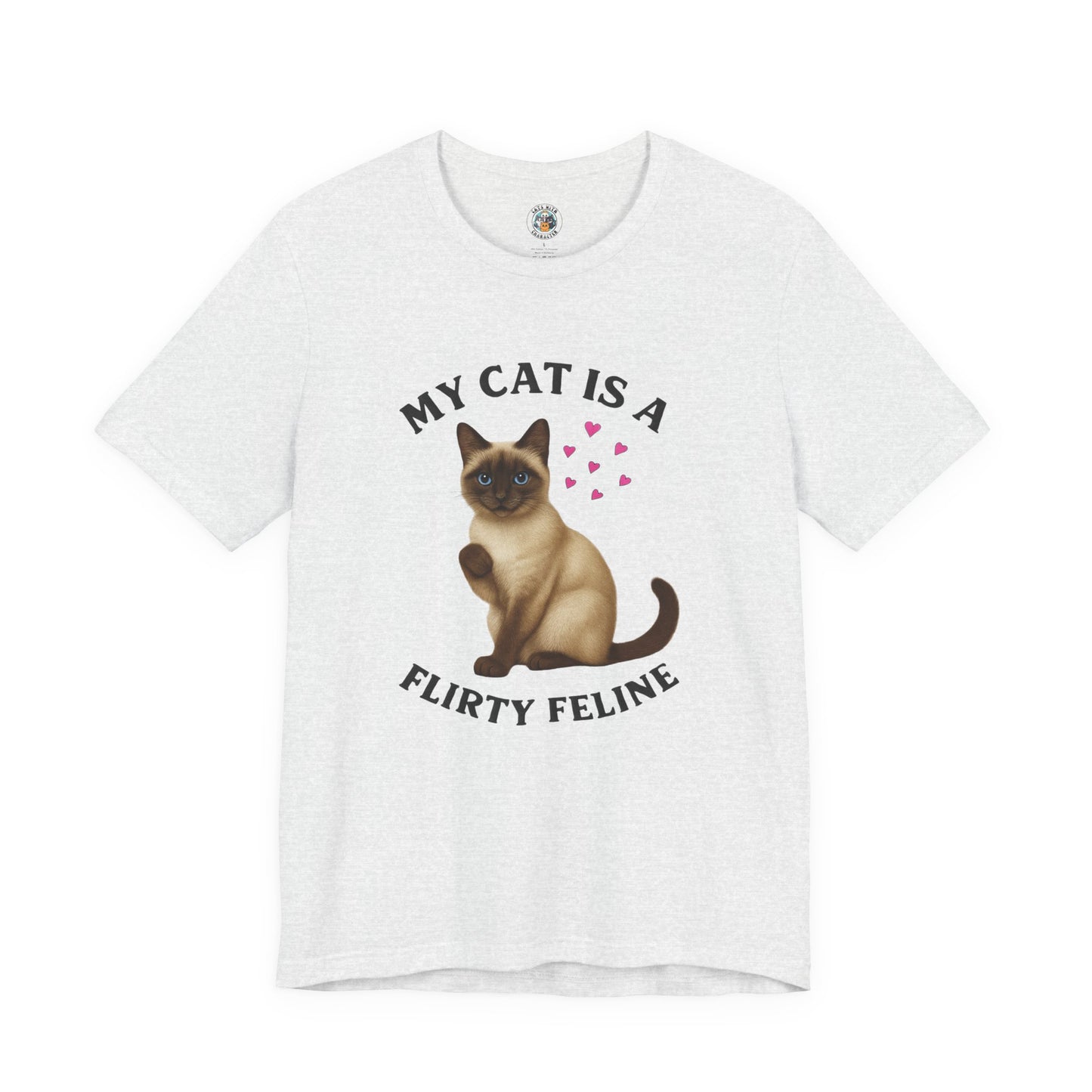 My Cat is a Flirty Feline - Paws in Focus - Unisex Jersey Short Sleeve Tee