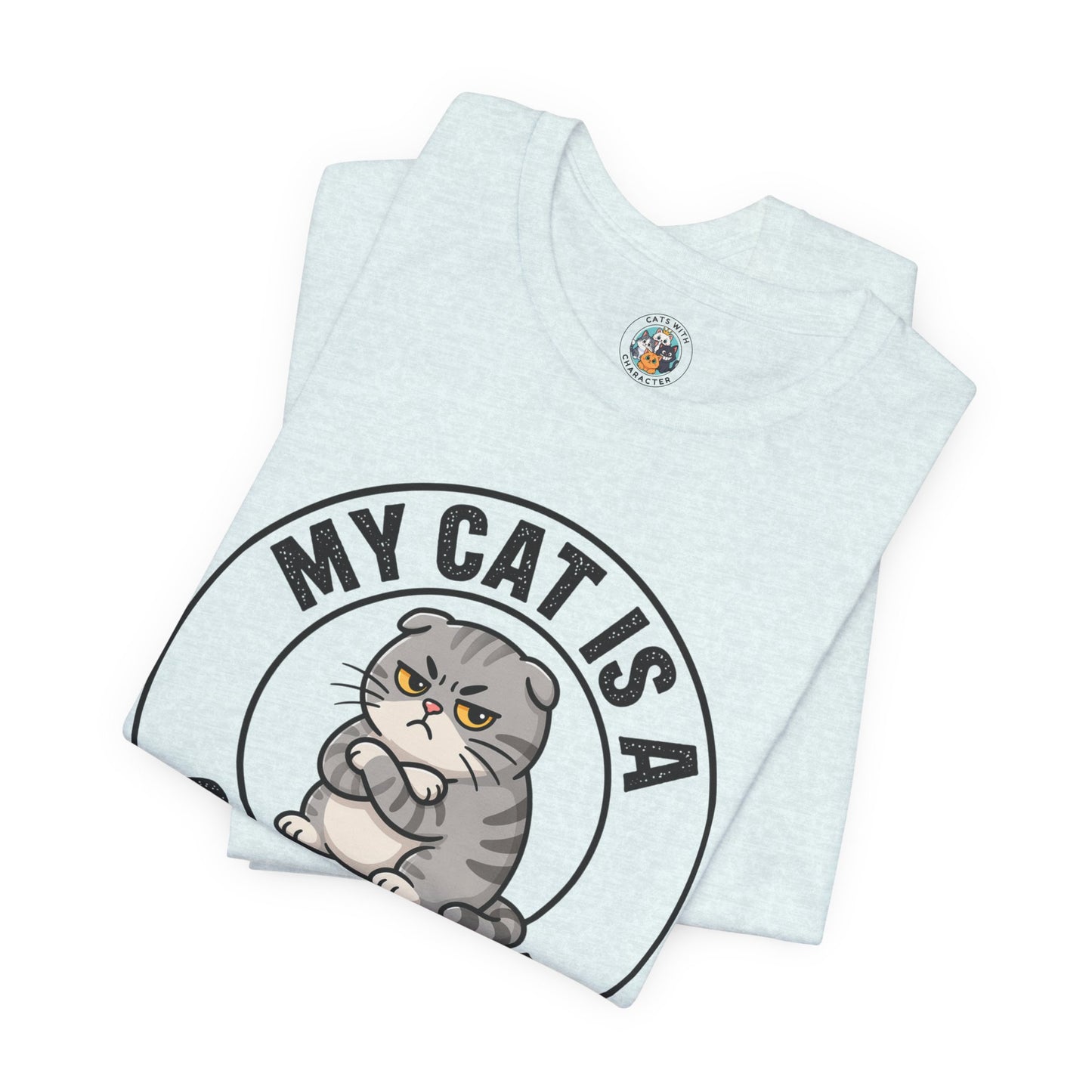 My Cat is a Grumpy Git - Feline Funny T-shirt