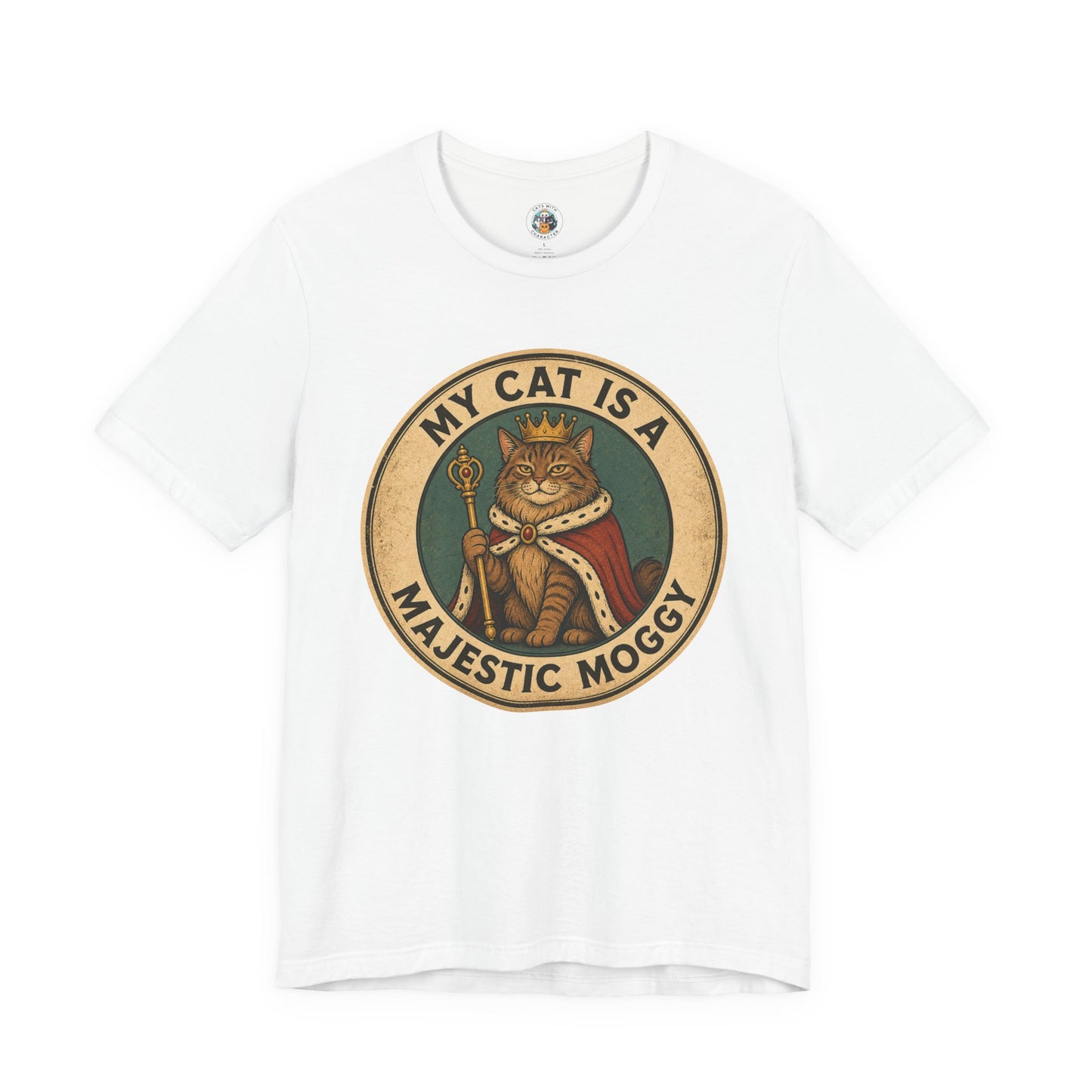 My Cat Is A Majestic Moggy – Retro Vintage Cat T-Shirt | Cats With Character