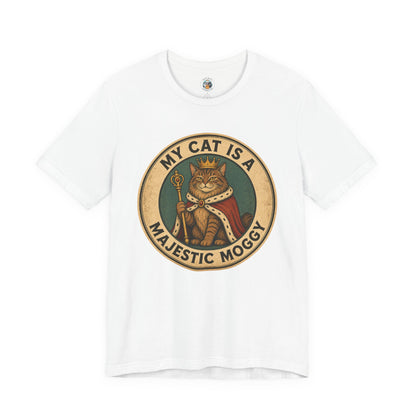 My Cat Is A Majestic Moggy – Retro Vintage Cat T-Shirt | Cats With Character