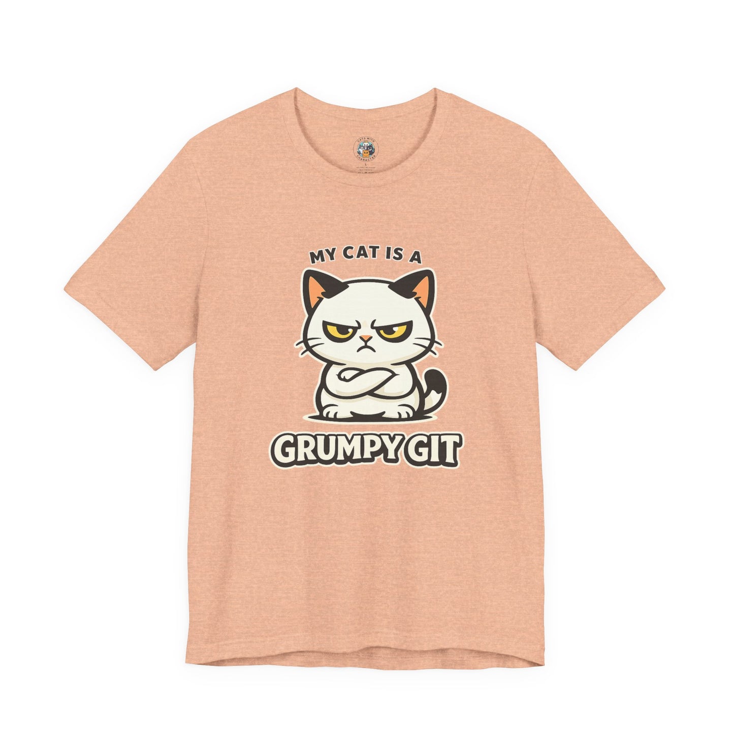 My Cat Is A Grumpy Git - Simply Purrfect - Cat T-Shirt | Cats With Character