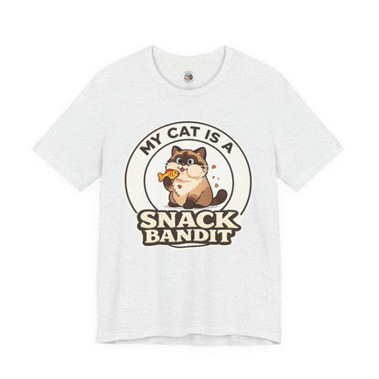 My Cat is a Snack Bandit - Feline Funnies - T-shirt