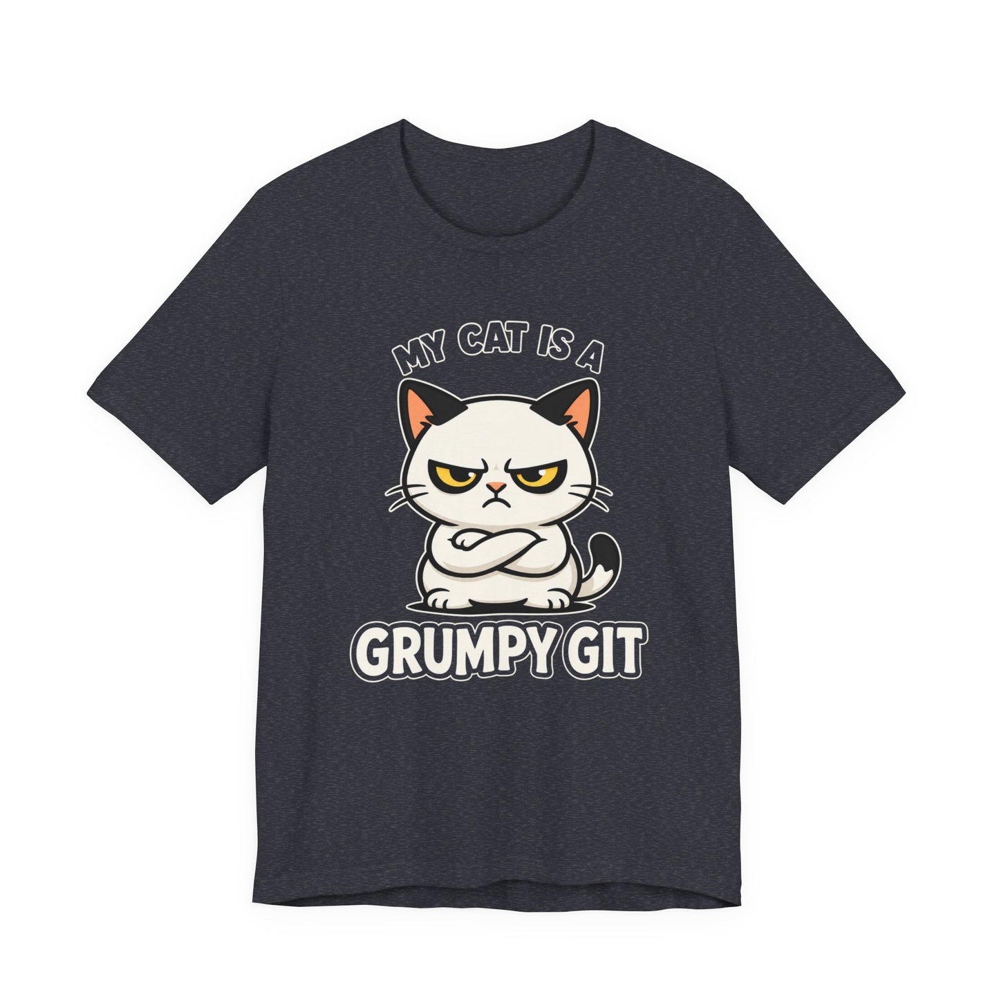 My Cat Is A Grumpy Git – Simply Purrfect - Cat T-Shirt | Cats With Character
