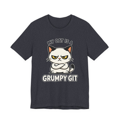 My Cat Is A Grumpy Git – Simply Purrfect - Cat T-Shirt | Cats With Character