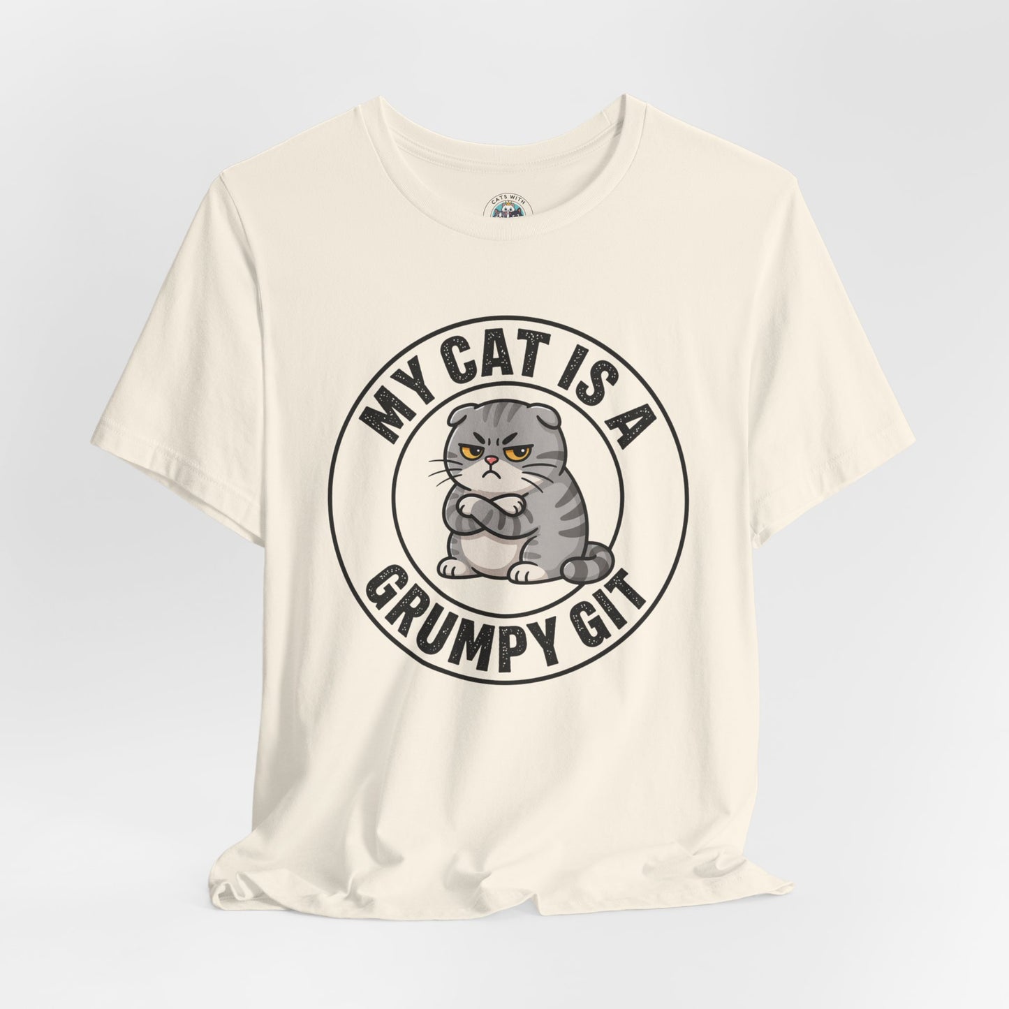 My Cat is a Grumpy Git - Feline Funny T-shirt