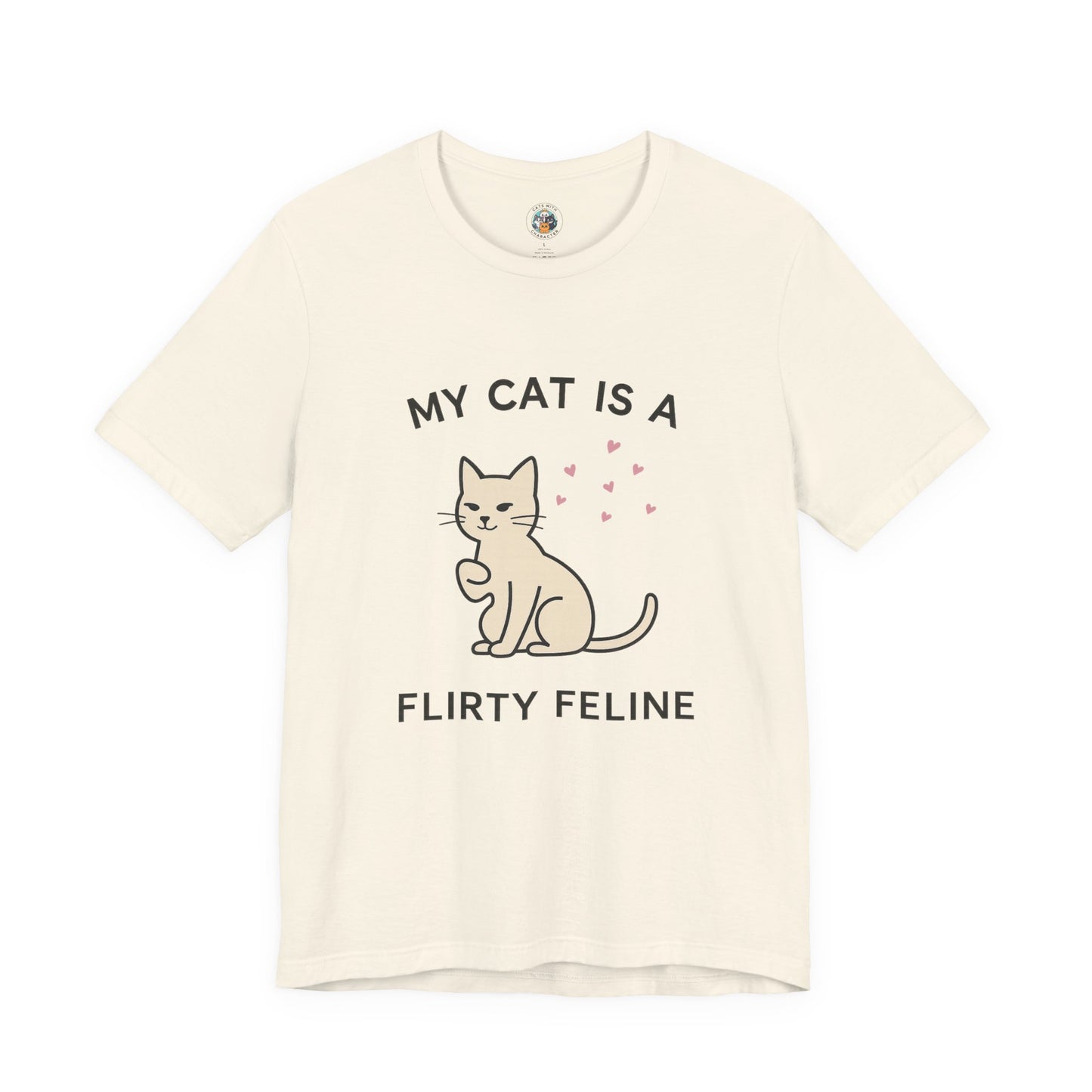 My Cat is a Flirty Feline - Simply Purrfect - Unisex Jersey Short Sleeve Tee