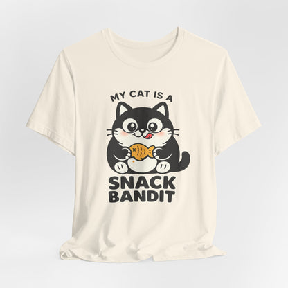 My Cat Is A Snack Bandit - Simply Purrfect Cat T-Shirt | Cats With Character