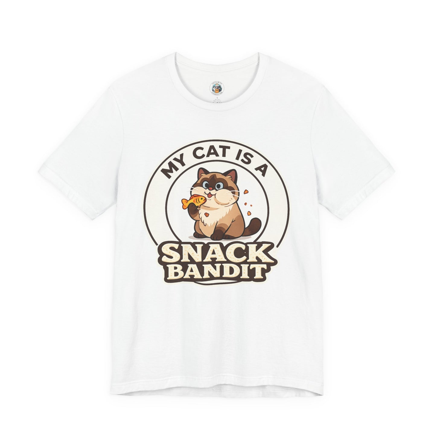 My Cat is a Snack Bandit - Feline Funnies - T-shirt