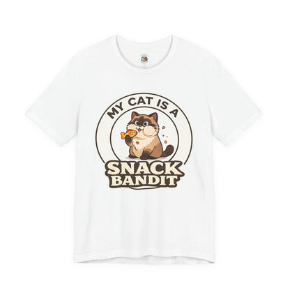 My Cat is a Snack Bandit - Feline Funnies - T-shirt