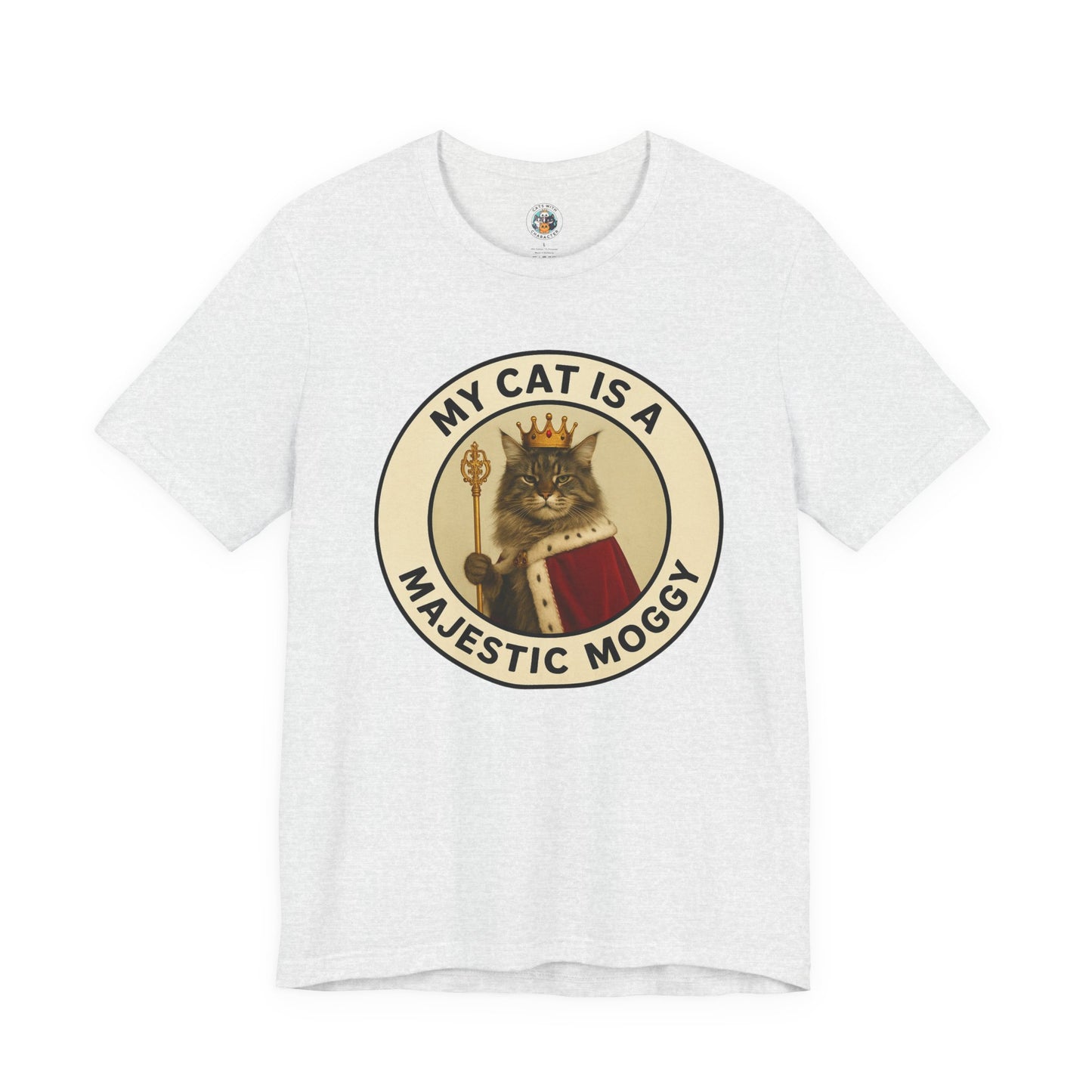 My Cat is a Majestic Moggy - Paws in Focus - Unisex Jersey Short Sleeve Tee