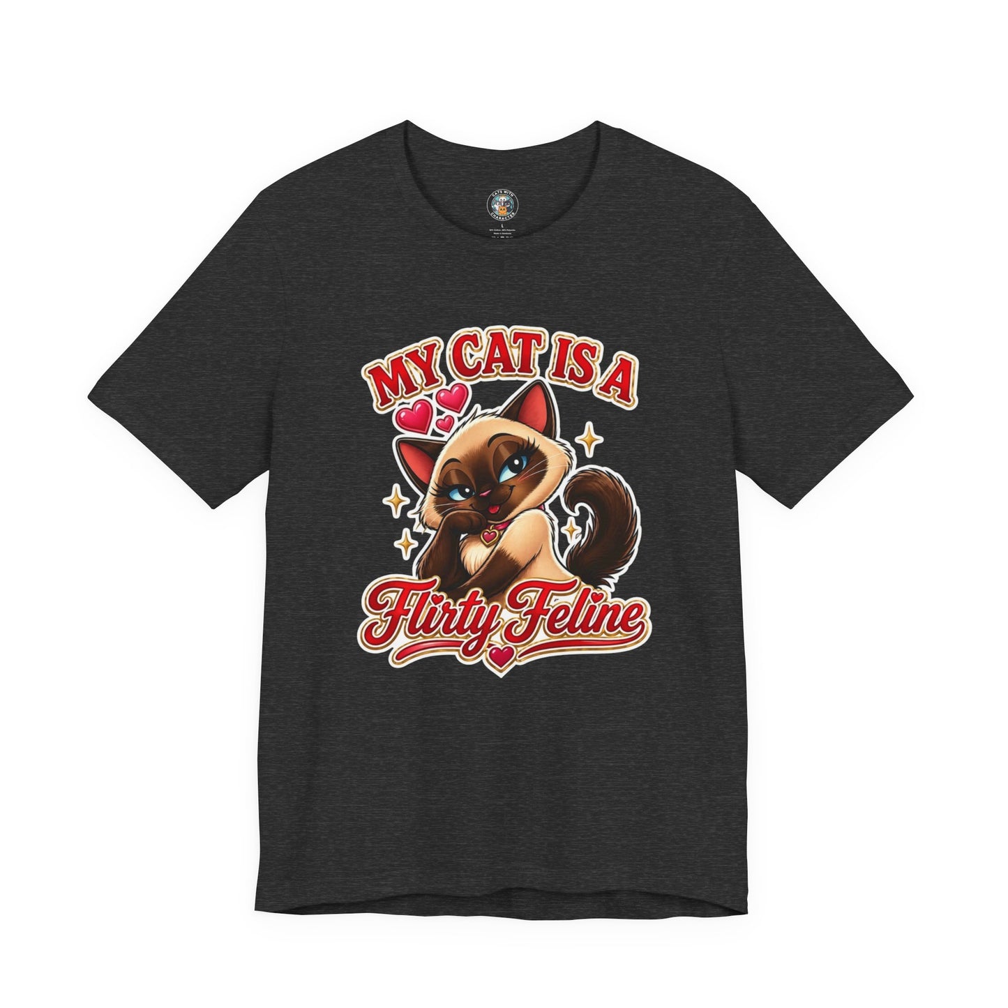 My Cat is a Flirty Feline - Feline Funnies Dark | Cats With Character