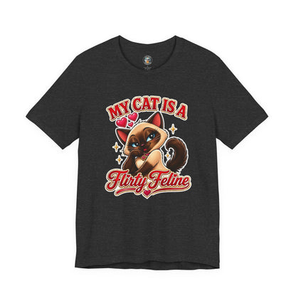 My Cat is a Flirty Feline - Feline Funnies Dark | Cats With Character