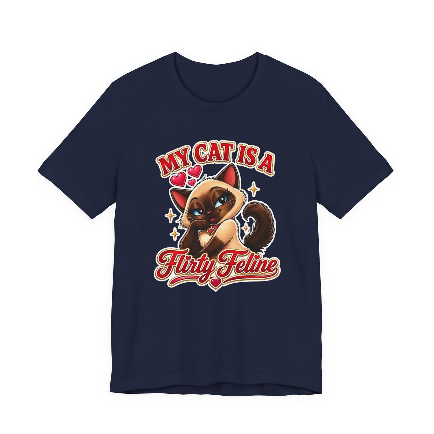 My Cat is a Flirty Feline - Feline Funnies Dark | Cats With Character