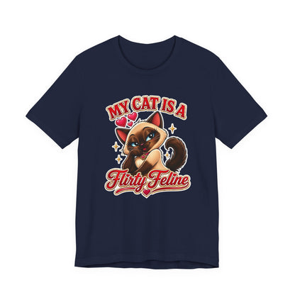 My Cat is a Flirty Feline - Feline Funnies Dark | Cats With Character