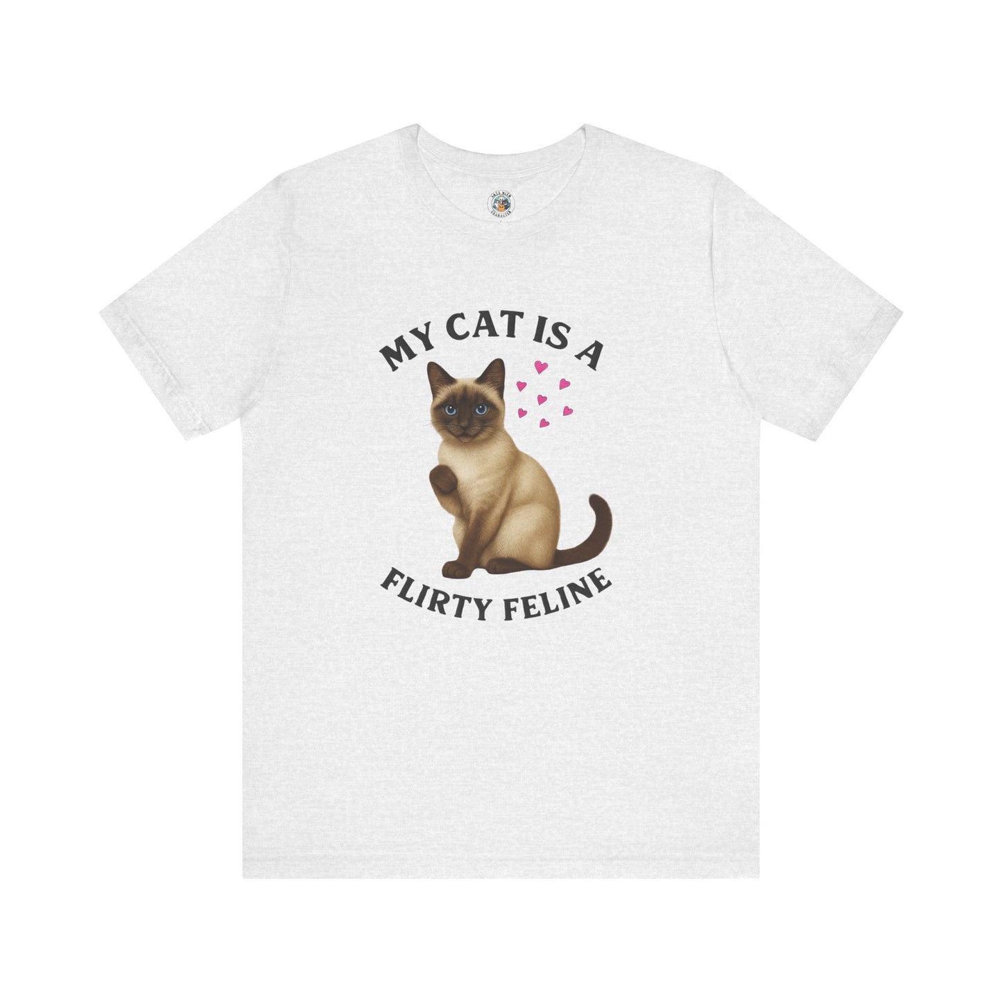 My Cat is a Flirty Feline - Paws in Focus - Unisex Jersey Short Sleeve Tee