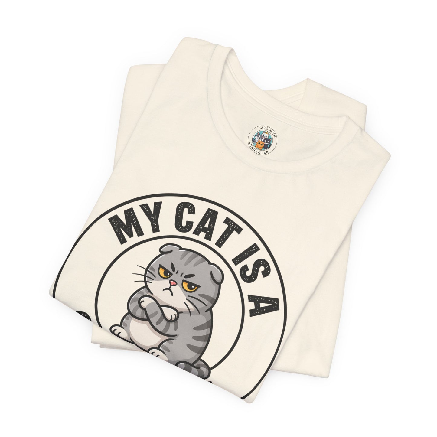 My Cat is a Grumpy Git - Feline Funny T-shirt