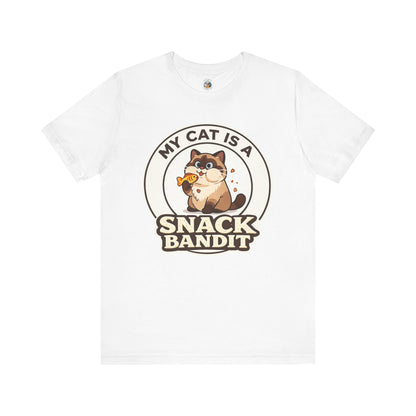 My Cat is a Snack Bandit - Feline Funnies - T-shirt