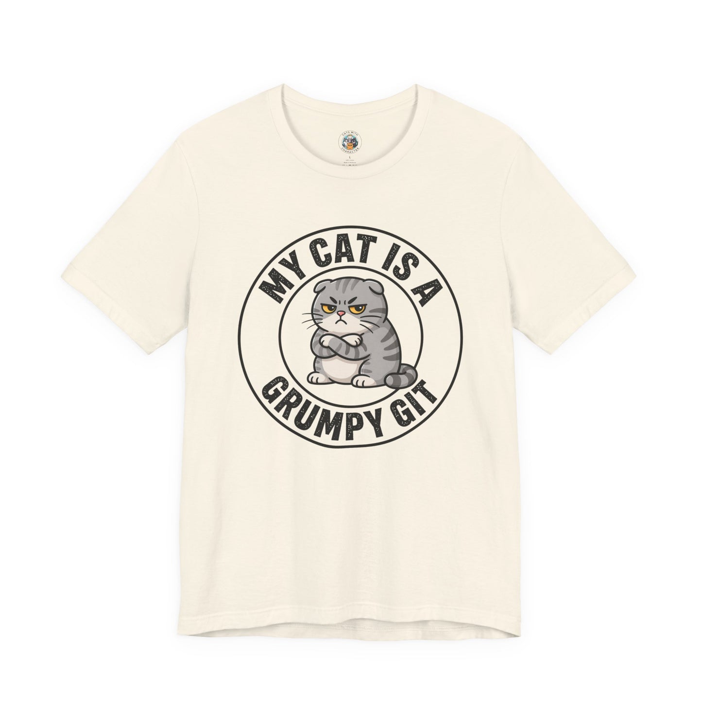 My Cat is a Grumpy Git - Feline Funny T-shirt