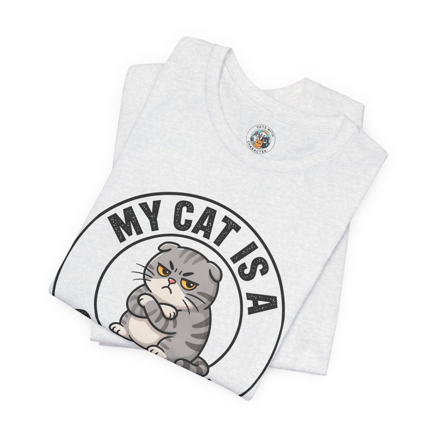 My Cat is a Grumpy Git - Feline Funny T-shirt