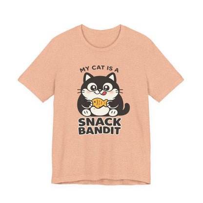 My Cat Is A Snack Bandit - Simply Purrfect Cat T-Shirt | Cats With Character
