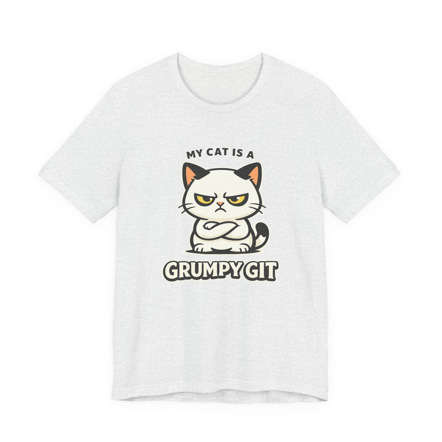 My Cat Is A Grumpy Git - Simply Purrfect - Cat T-Shirt | Cats With Character