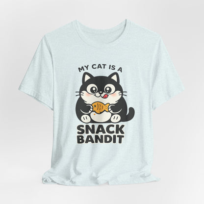 My Cat Is A Snack Bandit - Simply Purrfect Cat T-Shirt | Cats With Character