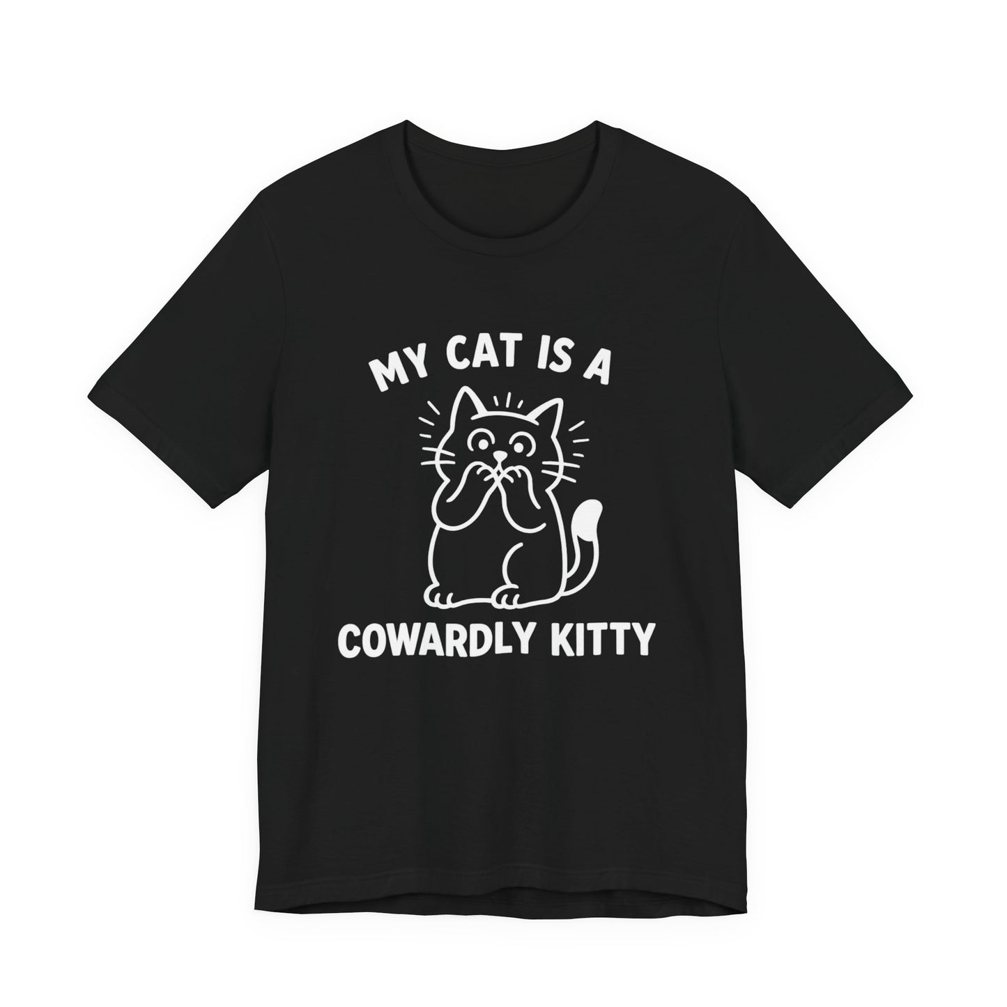 My Cat is a Cowardly Kitty - Simply Perfect - Dark Tee