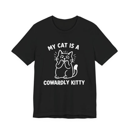 My Cat is a Cowardly Kitty - Simply Perfect - Dark Tee