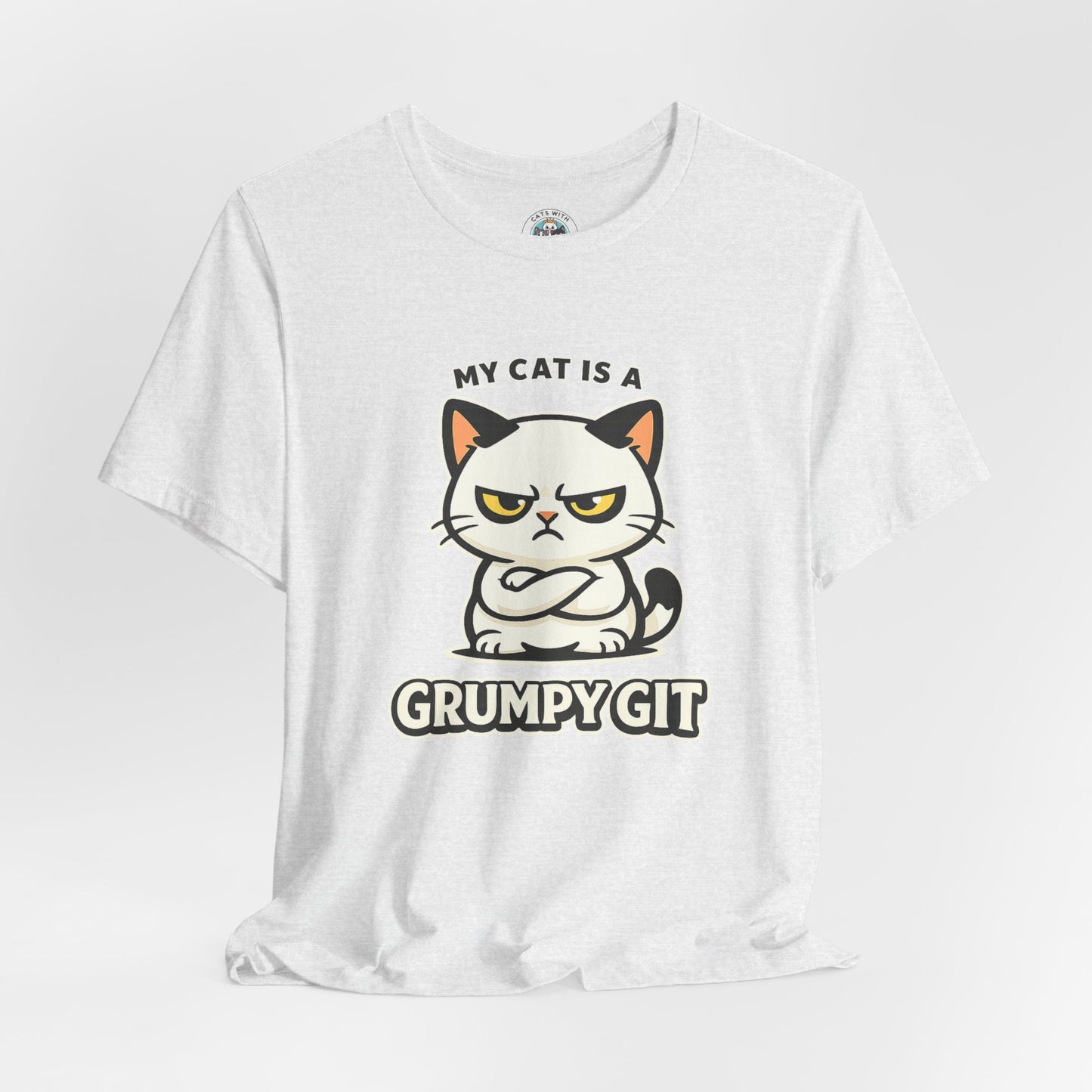 My Cat Is A Grumpy Git - Simply Purrfect - Cat T-Shirt | Cats With Character