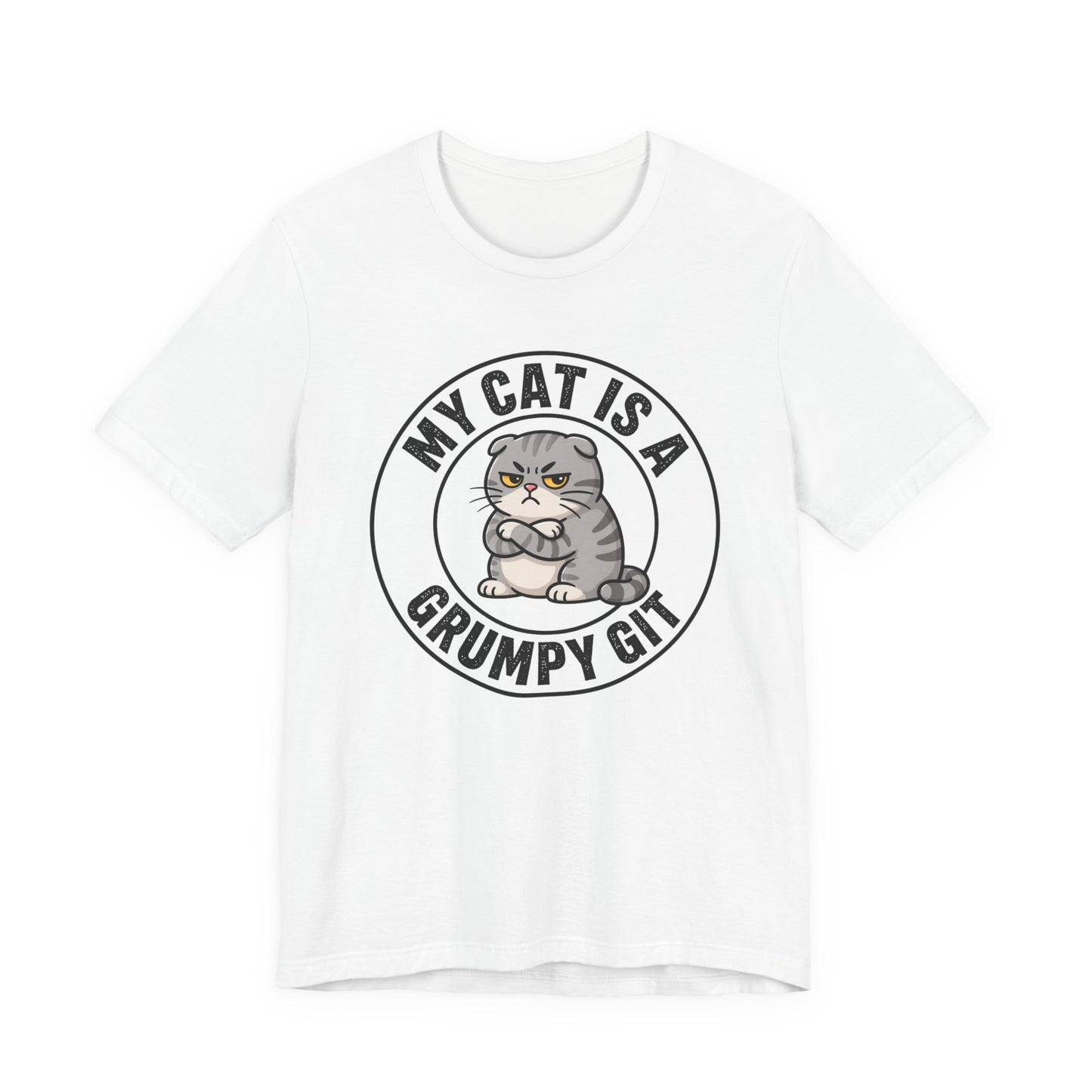 My Cat is a Grumpy Git - Feline Funny T-shirt