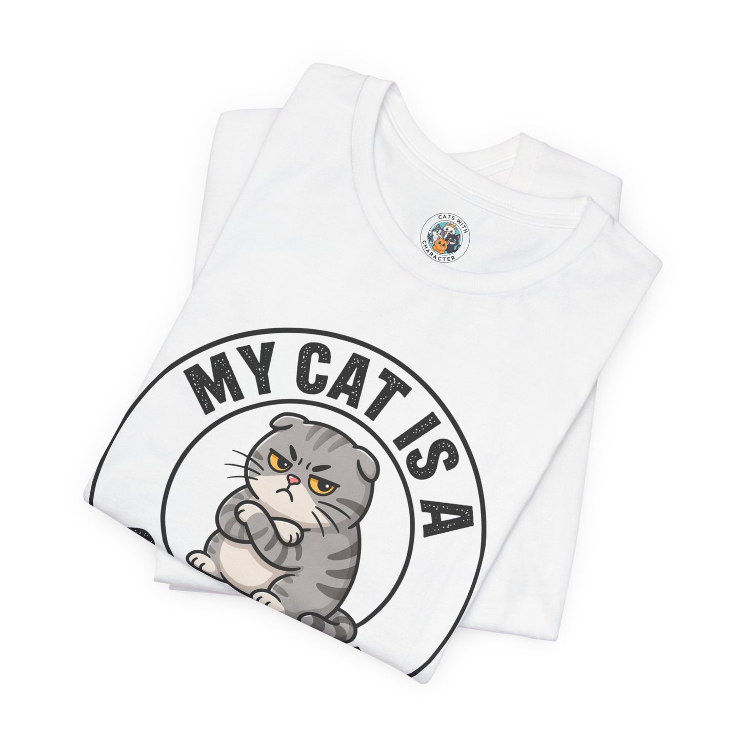 My Cat is a Grumpy Git - Feline Funny T-shirt