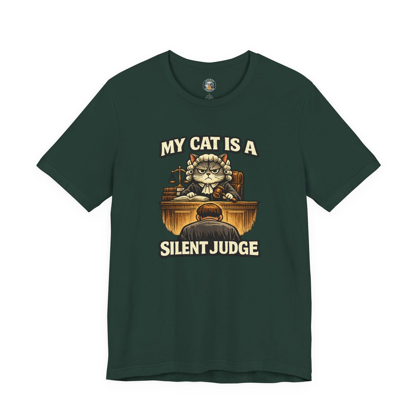 My Cat Is A Silent Judge - Feline Funnies - Dark