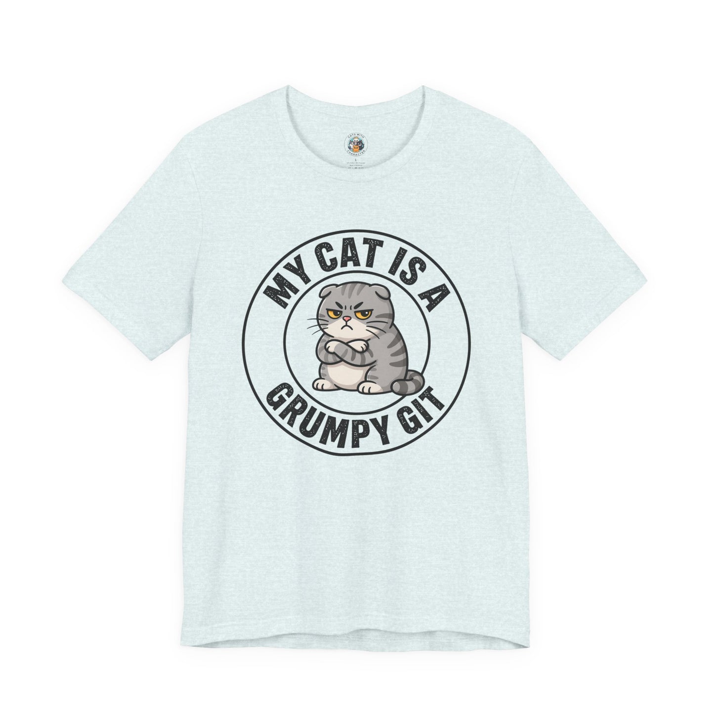 My Cat is a Grumpy Git - Feline Funny T-shirt