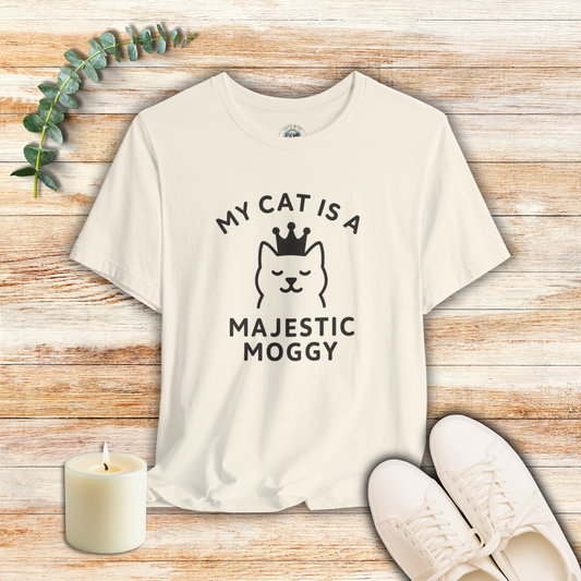 My Cat is a Majestic Moggy - Simply Purrfect - T-shirt | Cats With Character