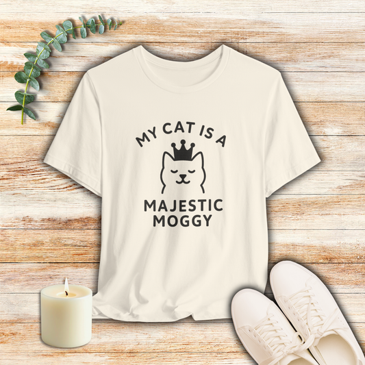 My Cat is a Majestic Moggy - Simply Purrfect - T-shirt | Cats With Character